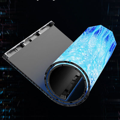 Elastyczny wyświetlacz podłogowy składany P1.5 P2.6 P3.91 GOB Roll Up Folding LED Display